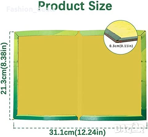 Нови 6 броя лепкави дъски вредители Картон лепило Мухи Хлебарки Комари, снимка 3 - Други стоки за дома - 40776224