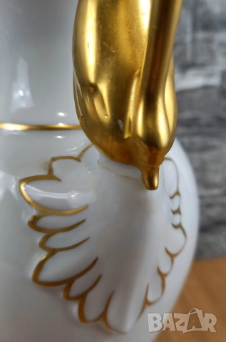 Ваза с дръжки тип лебеди - AK Kaiser, снимка 4 - Вази - 52868336