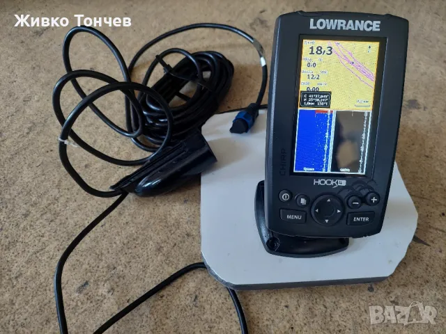 Сонар картограф LOWRANCE Hook-4, снимка 2 - Екипировка - 47832772