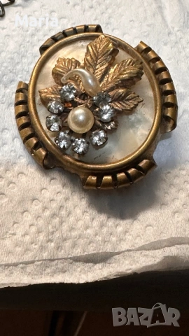 Антична брошка, късен Викториански период (1885–1905), снимка 4 - Антикварни и старинни предмети - 53254676