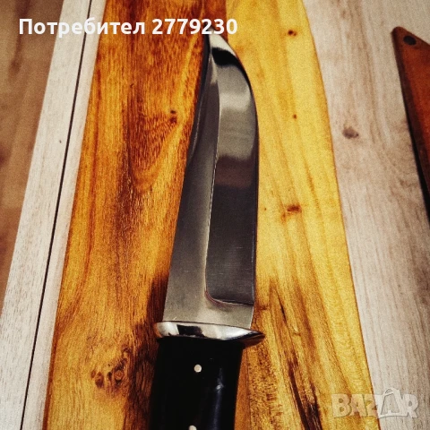 Колекционерски Ловен масивен нож , снимка 8 - Други ценни предмети - 50567382