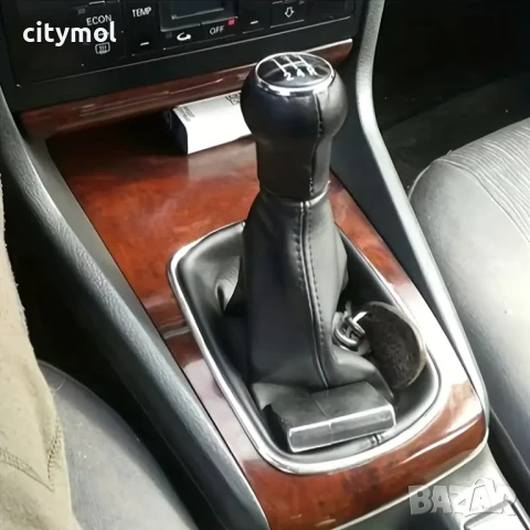 Кожен маншон с топка за скоростен лост за AUDI A4,A6,A8 - 5 скорости, снимка 7 - Аксесоари и консумативи - 50656809