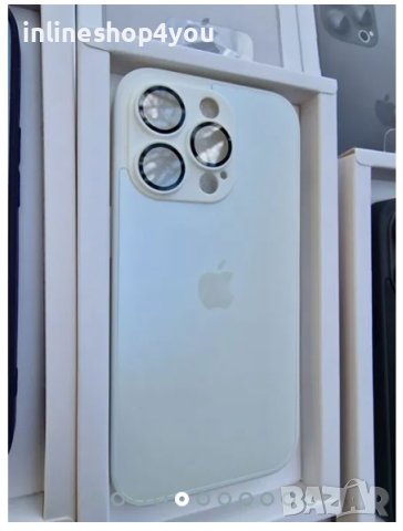 Матов Стъклен Кейс за Apple iPhone 13 / 14 / 14 Pro / Max / Plus, снимка 5 - Калъфи, кейсове - 41412898