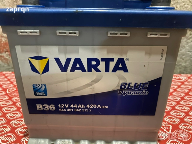 Акумулатор Варта/Varta 44 амп/ч 420 А, снимка 3 - Аксесоари и консумативи - 52701794