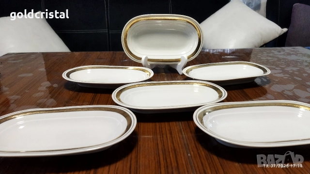 стар български порцелан чинии елипси, снимка 9 - Антикварни и старинни предмети - 34571221