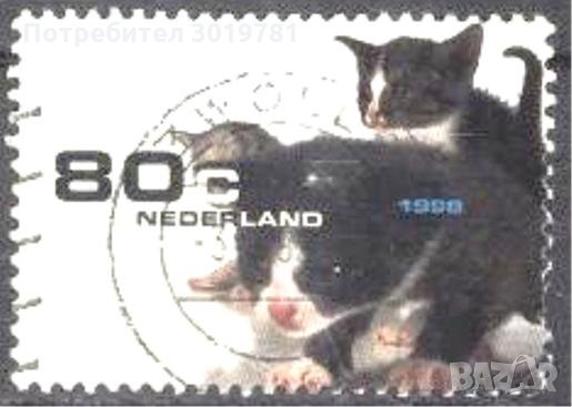 Клеймована марка Фауна Котки 1998 от Нидерландия