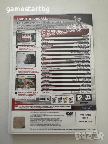 SingStar Rocks! за PS2, снимка 2 - Игри за PlayStation - 51756411