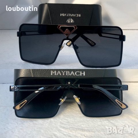 Maybach 2023 мъжки слънчеви очила маска 3 цвята, снимка 1 - Слънчеви и диоптрични очила - 40531409