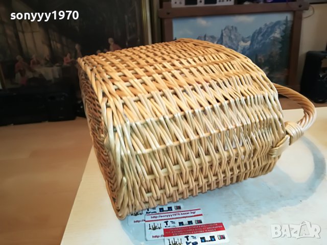 ПЛЕТЕНА КОШНИЦА ВНОС ОТ ГЕРМАНИЯ 1604231929, снимка 8 - Колекции - 40383371