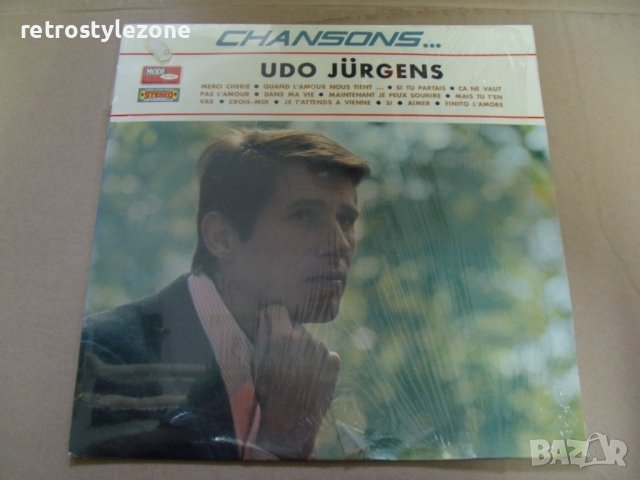 № 7029 стара грамофонна плоча - UDO JURGENS - CHANSONS   - MODE, снимка 1 - Грамофонни плочи - 41170177