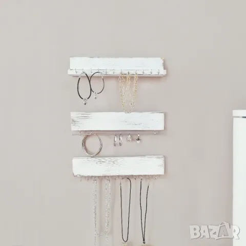 Органайзер за бижута за стена с кукички закачалка бижутерски магазин, снимка 2 - Друго търговско оборудване - 49161724
