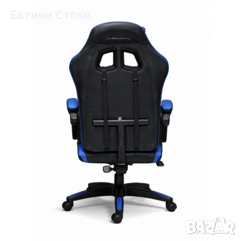 Ергономичен геймърски стол с масаж и поставка, снимка 18 - Столове - 53478821