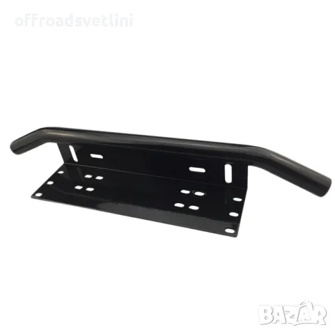 ТОП ОБЯВА Стойка за номер Ролбар с халогени фарове в комплект 2 броя, снимка 4 - Аксесоари и консумативи - 49606888