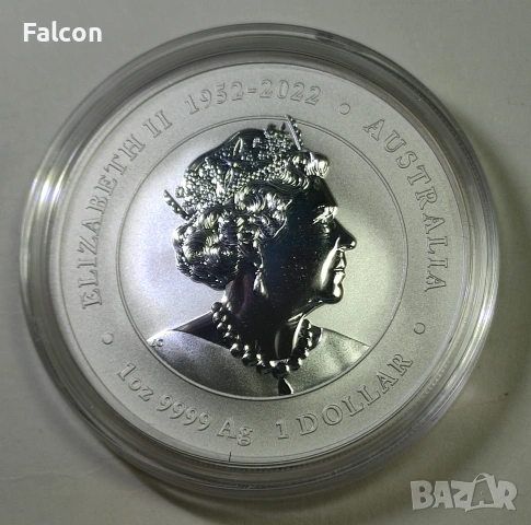 1 Oz сребърна инвестиционна монета Австралийски Лунар Дракон 2024, снимка 2 - Нумизматика и бонистика - 53753426
