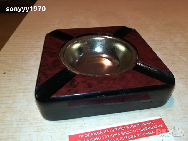 ПОРЪЧАН-ПЕПЕЛНИК-МАХАГОН И ЗЛАТО 1610211843, снимка 7 - Антикварни и старинни предмети - 34486250