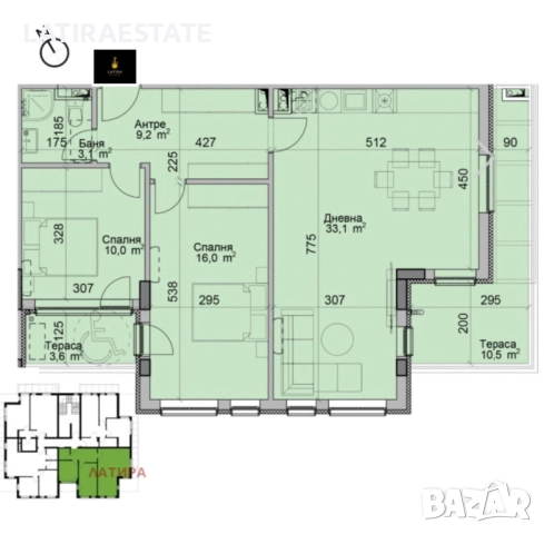 3-стаен! Модерно предградие!, снимка 1