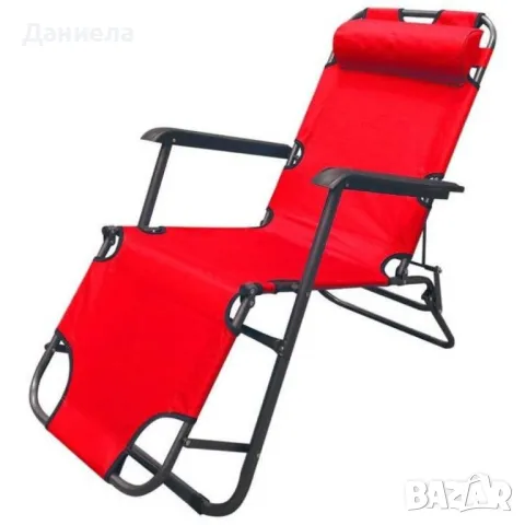 Градински сгъваем шезлонг Muhler, снимка 4 - Други стоки за дома - 49906859