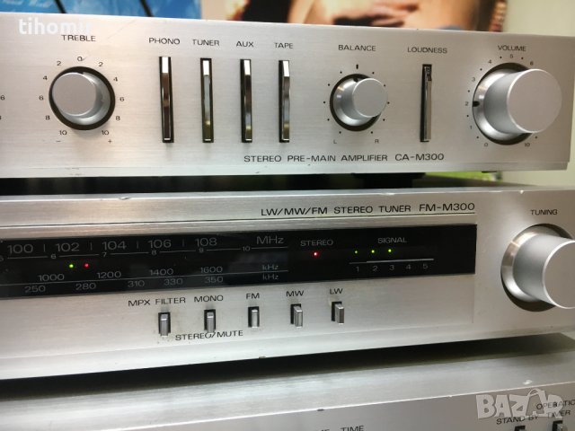 Fisher CA-M300 Stereo Pre -Main Amplifier with FM-M300 TR-M300, снимка 9 - Ресийвъри, усилватели, смесителни пултове - 38839201