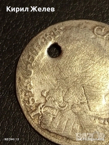 Сребърна монета 6 кройцера 1726г. Карл шести Австрия за КОЛЕКЦИЯ 52922, снимка 3 - Нумизматика и бонистика - 53097010