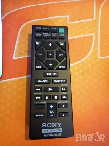 Дистанционно RMT-AM330 за SONY SHAKEX10, SHAKE3, SHAKE30, снимка 2 - Аудиосистеми - 48411391