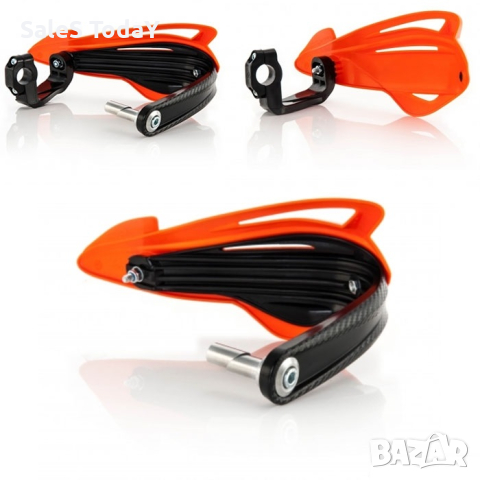  	Предпазители за мотор, Протектори за ръце за АТВ, оранжев цвят, 2бр, снимка 2 - Аксесоари и консумативи - 44757150