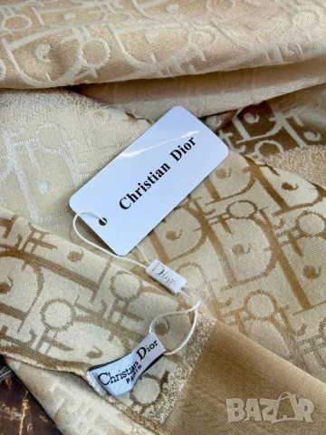 кашмирен шал christian dior , снимка 9 - Шалове - 51336424