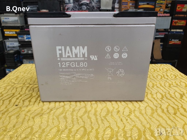 тягов гелов акумулатор 80 ач,гаранция перфектен, снимка 1