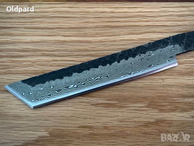 Висококачествено дамаско (Tanto) острие T10A за монтиране на нож + гарда, снимка 9 - Ножове - 41828207