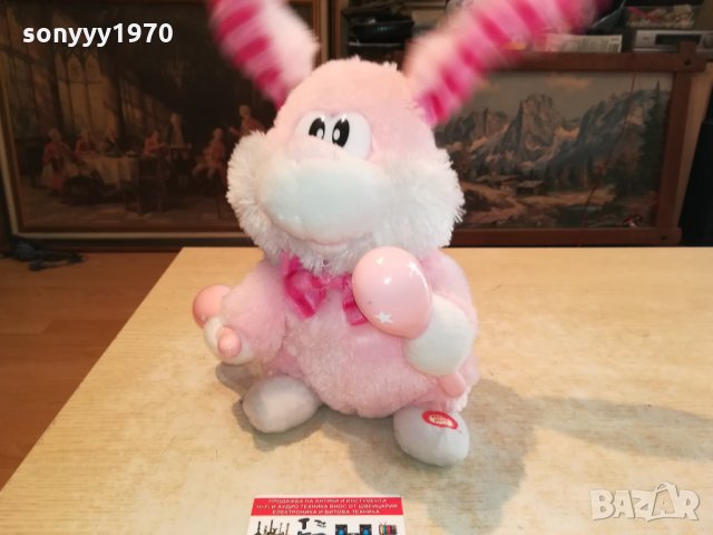 заек-музикален 33х30х15см 0209211725, снимка 2 - Колекции - 34006387