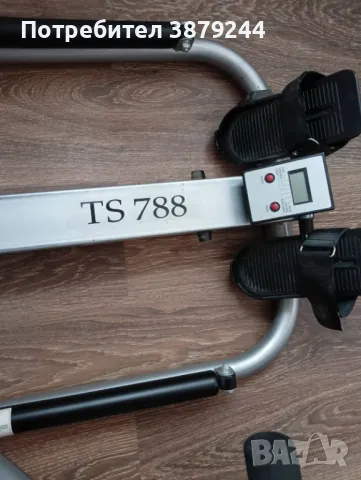 Гребен тренажор TOP SPORT TS 788 с хидравлично натоварване, снимка 4 - Фитнес уреди - 49163230