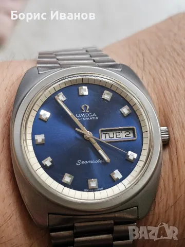 Omega Seamaster ST 166.0064 Blue Dial, снимка 9 - Мъжки - 48219114