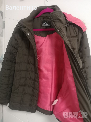 Дамско зимно яке с качулка естествена кожа, Authentic, 44 размер, XL, снимка 10 - Якета - 36211986
