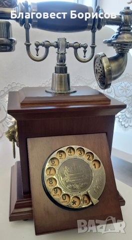 Нов Ретро Телефон със Шайба Работещ - Аналогов , снимка 4 - Други - 39704695