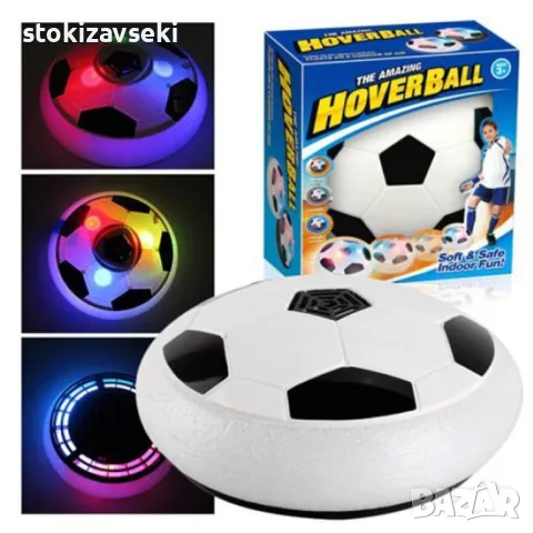 Светеща въртяща се футболна топка с защитна пяна и LED светлини, снимка 5 - Футбол - 49317660