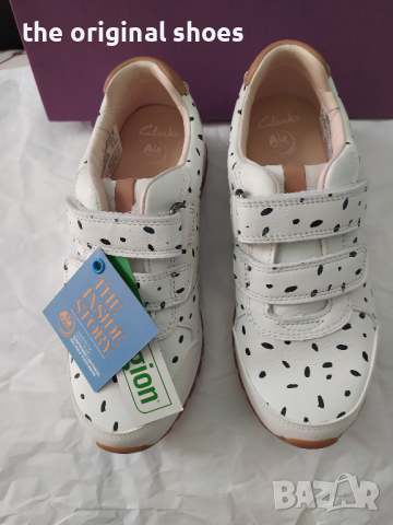 Clarks. Нови, Оригинални обувки.ест.кожа, снимка 2 - Детски обувки - 36503315