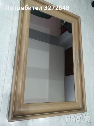 Огледало в дървена рамка- 90/60/5см, снимка 12 - Огледала - 39828989