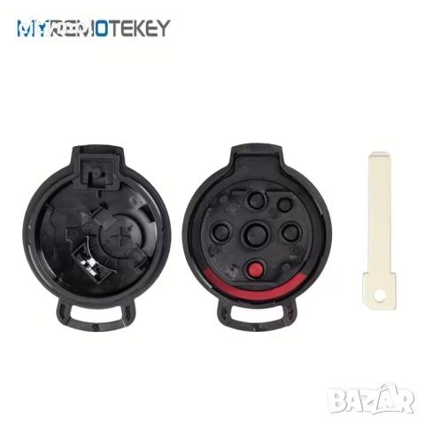 Кутийка за ключ с 4 бутона за Smart ForTwo / ForFour с острие HU, снимка 7 - Аксесоари и консумативи - 52674730