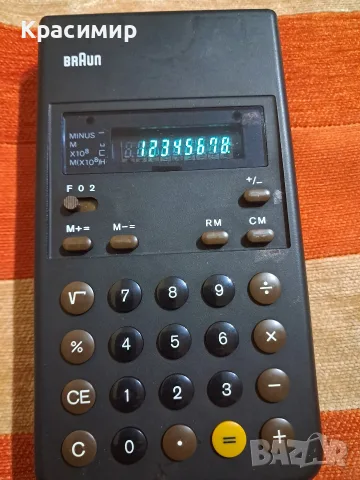 калкулатор Braun Control ET23 (Type 4955), снимка 2 - Друга електроника - 55964351
