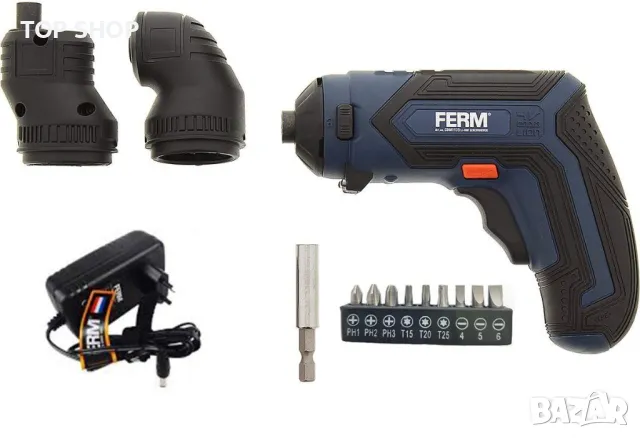 Акумулаторна отвертка FERM CDM1135, снимка 4 - Отвертки - 49106126