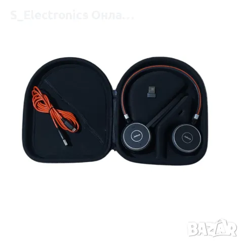 Професионални безжични слушалки Jabra Evolve 65 с твърд калъф, снимка 2 - Bluetooth слушалки - 48408520