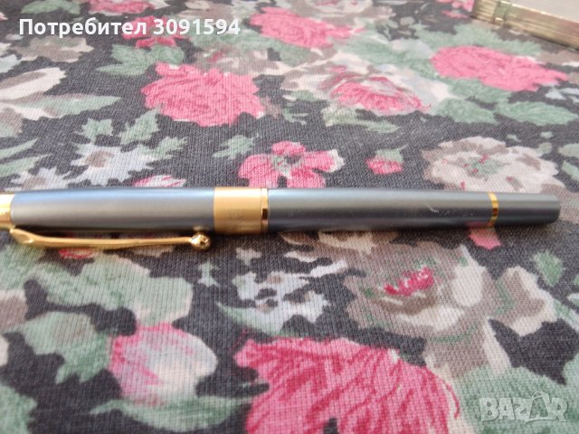  Писалка Метална стоманена синьо, Сива-златна рамка HERO 7055, снимка 5 - Други ценни предмети - 42262885