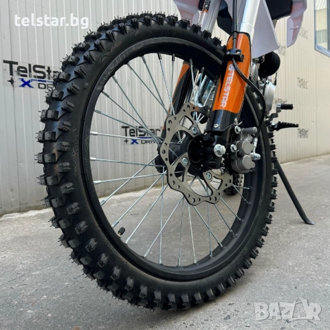 Кросов мотор TELSTAR 160cc с усилена рамка модел 2025 с двойно запалване : електрически стартер + ма, снимка 2 - Мотоциклети и мототехника - 52424999