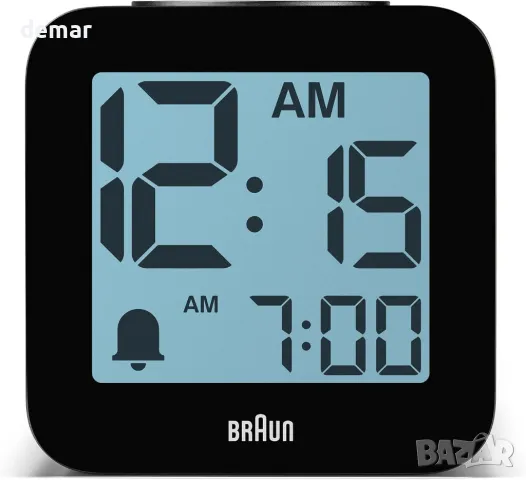 Цифров говорещ будилник Braun с дрямка, позитивен LCD дисплей, BC25BP, снимка 5 - Други стоки за дома - 47862504