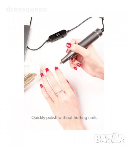  V-201 Безжична електрическа пила за маникюр, 35000 оборота, снимка 13 - Педикюр и маникюр - 34236925