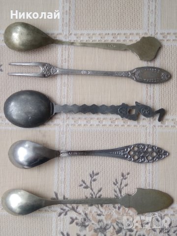 Лот сувенирни лъжички  и виличка, снимка 8 - Колекции - 44277826
