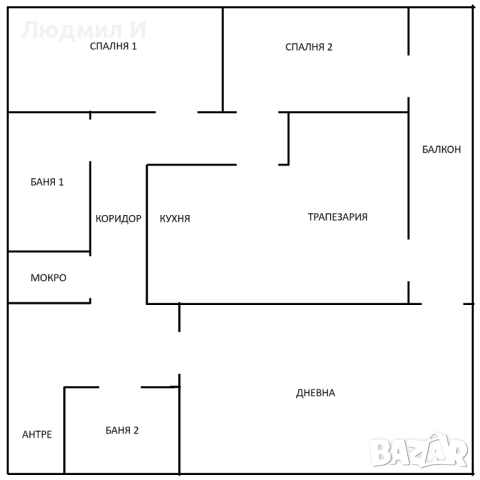 Просторен тристаен апартамент 101 кв.м в ж.к. Сердика, до парк Възраждане