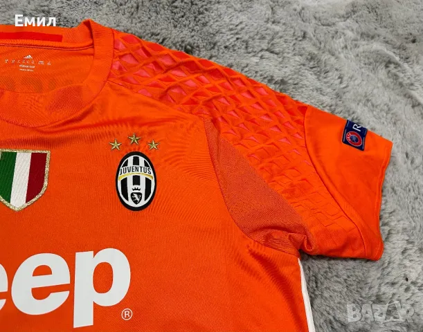 Оригинална тениска Juventus x Buffon x Champions League, Размер XL, снимка 5 - Тениски - 49393275