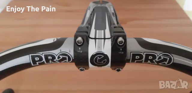 Карбоново кормило за писта или фикси Pro Vibe , снимка 6 - Части за велосипеди - 49510447