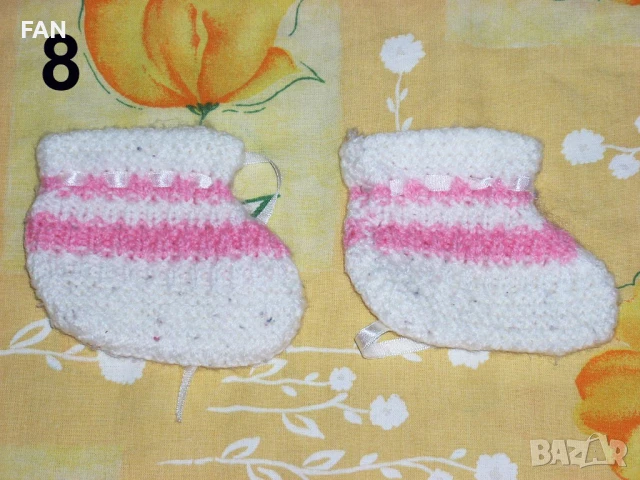 Бебешки плетени вълнени дрехи ръчна изработка, снимка 9 - Комплекти за бебе - 51392210