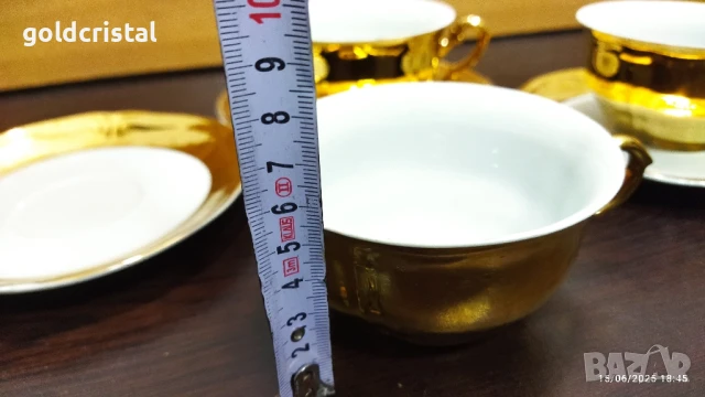 стар български порцелан чаени чаши барок , снимка 7 - Антикварни и старинни предмети - 21899109